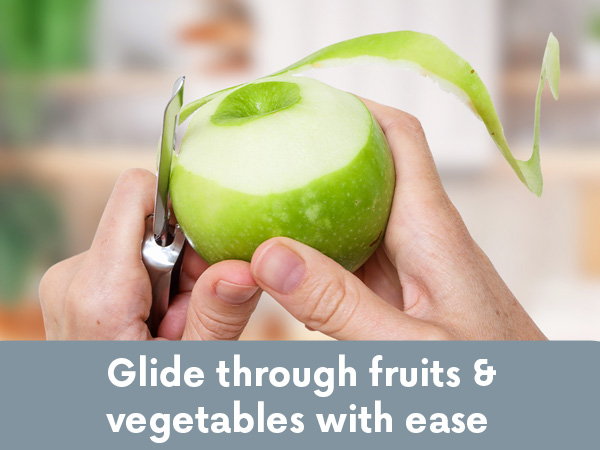 Linden Sweden Jonas Peeler Comfort Meets Safety Ergonomic Soft-grip handle peelers for kitchen