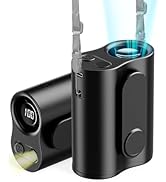 Bearwind Portable Waist Fan Rechargeable - 5 Speeds 18500RPM Airflow, Hands-Free Hanging Neck Fan...