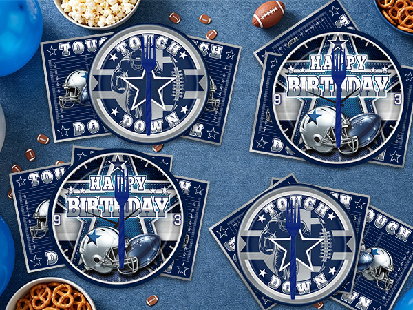 Party Plates and Napkins Set