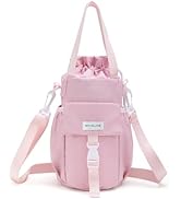 BAVELOE Water Bottle Holder with Strap Phone Pocket 32oz 40oz 64oz Tumbler Water Bottle Carrier S...