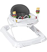 BABY JOY Baby Walker, Foldable Activity Walker Helper with Adjustable Height, Baby Activity Walke...
