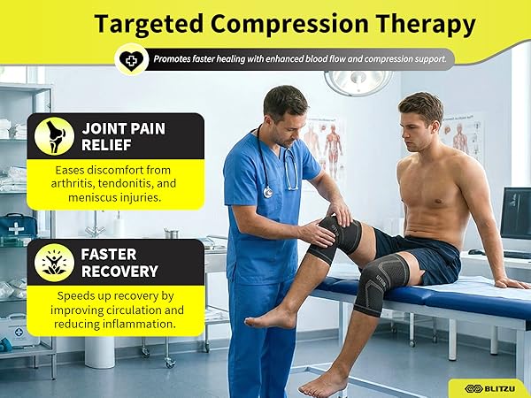 knee compression sleeves for men women knee brace support