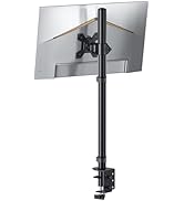 Single Monitor Stand for 13-27'' Wide Monitor Desk Arm up to 17.6lbs Adjustable Stacked Double Mo...