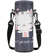 ToLuLu Water Bottle Carrier Bag Case, Insulated Neoprene Water Bottle Holder Pouch Cover 750ML 10...