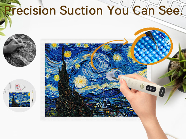 vacuum diamond art pen