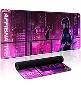 Japanese Samurai Anime Mouse Pad Large Desk Mat Extended Keyboard Mouse Pad Gaming Mousepad with ...