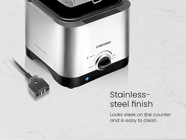 Looks sleek on the counter and is easy to clean.