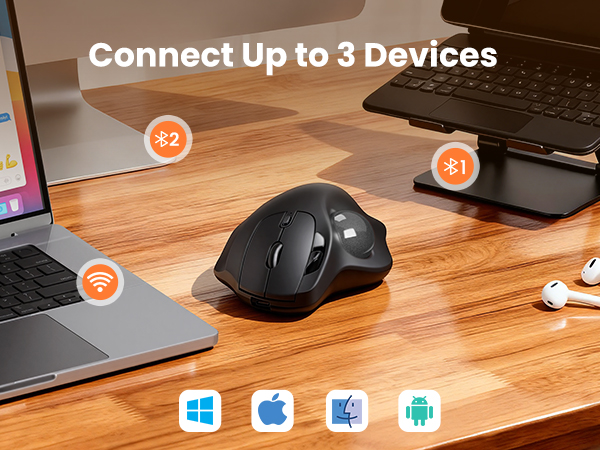 MAM2 Wireless Trackball Mouse