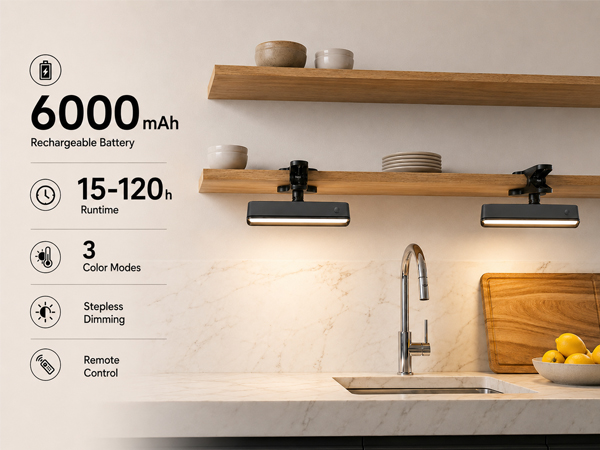 LYTARA clip on LED Rechargeable Lights