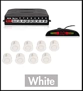 Car Reverse Parking Radar System with 8 Parking Sensors Distance Detection + LED Distance Display...