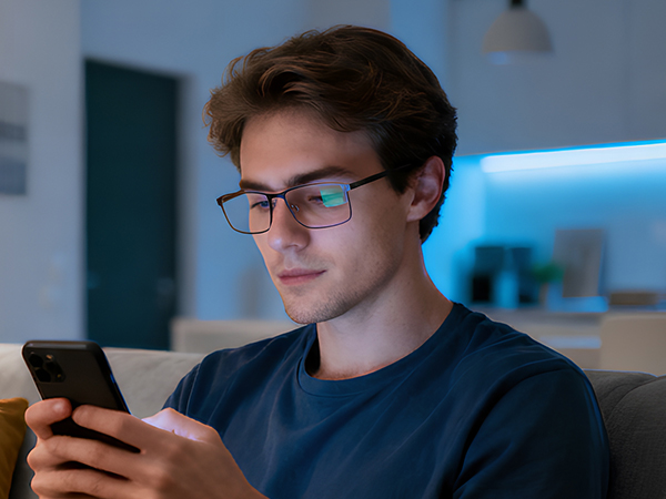 Browsing mobile phone screens at home