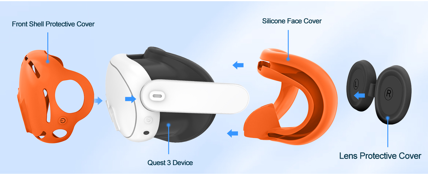 vr headset silicone cover