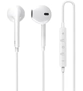 galawelly Wired iPhone Headphones MFi Certified in-Ear Earbuds with Built-in Microphone &amp; Volume ...