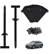 Mcbazel 200Pcs Nylon Universal Cable Tie Buckle for Cars, Automotive Zipper Clips, Plastic Cable ...