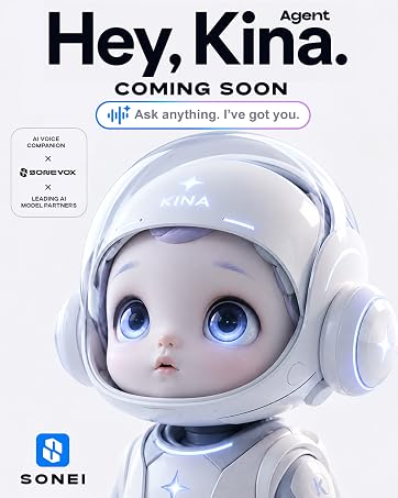 KINA AI voice agent, a futuristic AI companion for intelligent voice interaction