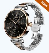 TOZO S8 AMOLED Smart Watch for Women, 1.32" HD Color Screen, Health Tracker Ladies Watch with Sle...