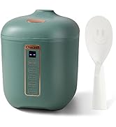 CHACEEF Mini Rice Cooker 2-Cups Uncooked, 1.2L Portable Non-Stick, Smart Control Multifunction Sm...