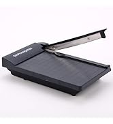 Guillotine Paper Trimmer, Mini Compact Paper Cutter, 1/4-Inch Grid for Precision Cutting, Straigh...