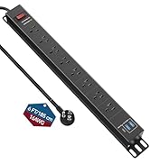 8 Outlet Heavy Duty Power Strip with USB PD 20W, BTU Surge Protector 6FT Cord Long Power Strip wi...