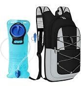 MIYCOO Hydration Backpack - Lightweight Hiking Water Backpack with 2L Water Bladder, Running Hydr...