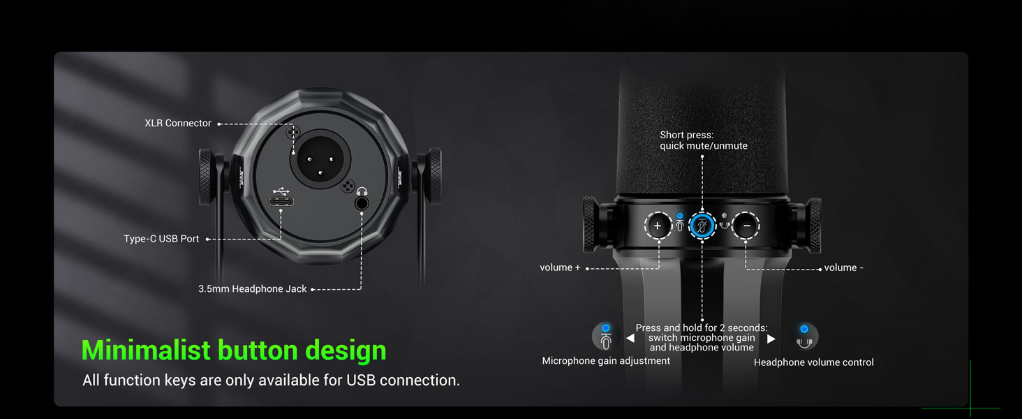 Minimalist button design