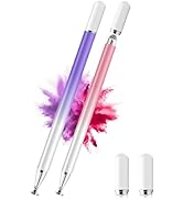 Stylus Pen for Touchscreen 2 PCS, 2 in 1 High Precision Universal Stylus Pen for iPad/iPhone/Sams...