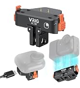 VRIG Direct VRlG Magnetic Quick Release Mount for Insta360 GO Ultra with Charging, Aluminum snap-...