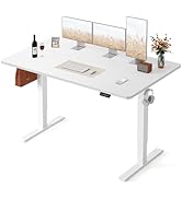 FEZIBO Standing Desk, 63×28 Inches Electric Height Adjustable, Sit Stand Up, Computer Office Desk...