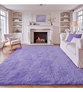 6x9 Area Rug for Living Room: Fluffy Shag Soft Washable Rugs Large Fuzzy Plush Indoor Carpet for ...