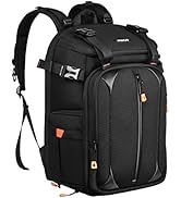 MOSISO Camera Backpack, DSLR/SLR/Mirrorless Photography Camera Bag Vertical Pocket Top Straps wit...