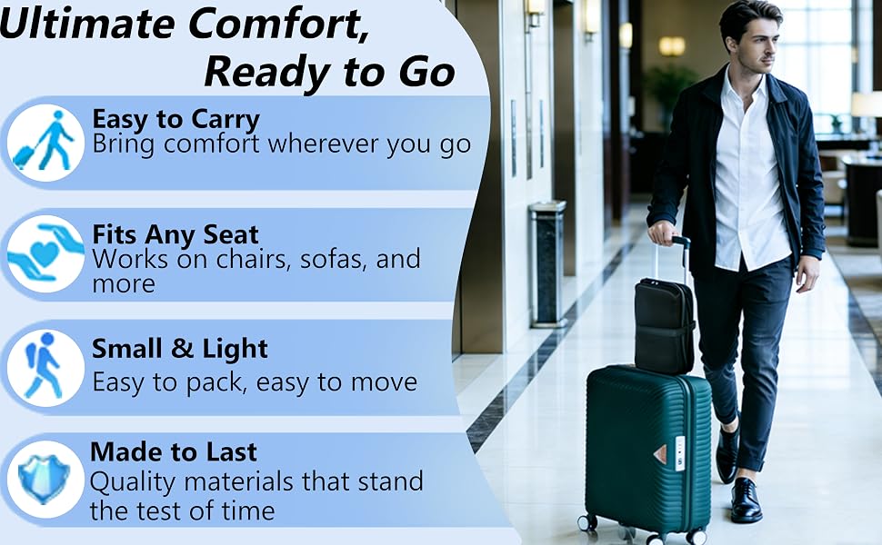 Upgraded Portable Seat Cushion