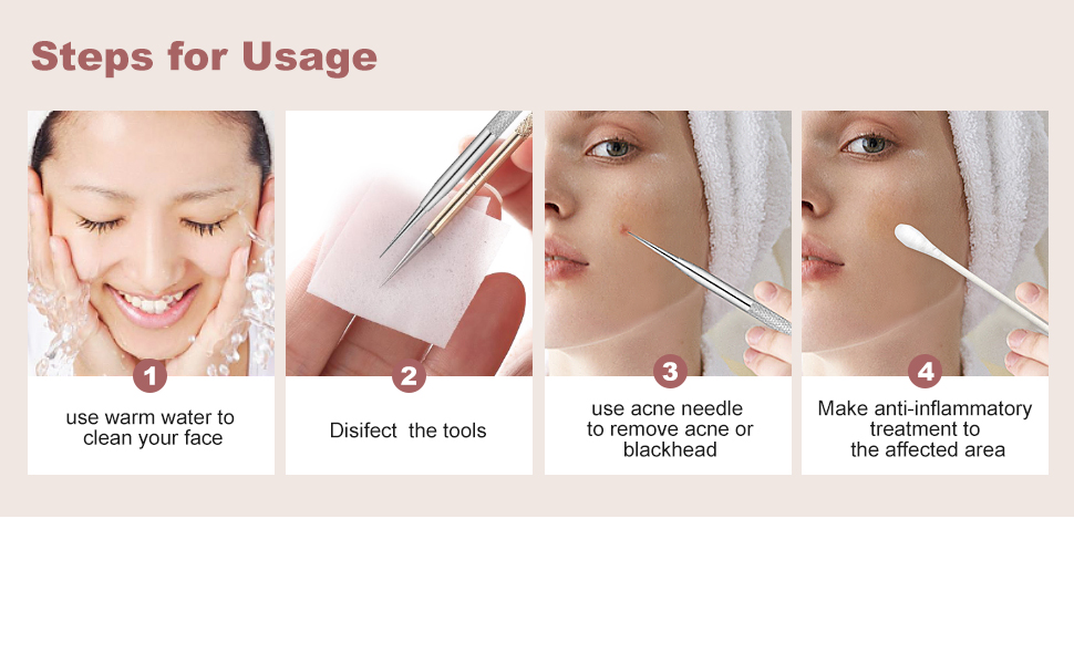 pimple remover steps 
