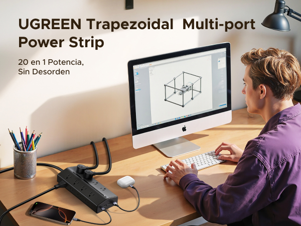 ugreen power strip with usb port