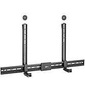WALI Soundbar TV Mount, Sound Bar Bracket for Mounting Under or Above TV, Heavy Duty Design with ...