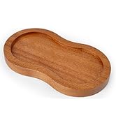 VanlonPro Salt and Pepper Mill Tray, Retro Sapele Wood Tray, Pepper Mill Holder &amp; Rest (Inner Dia...