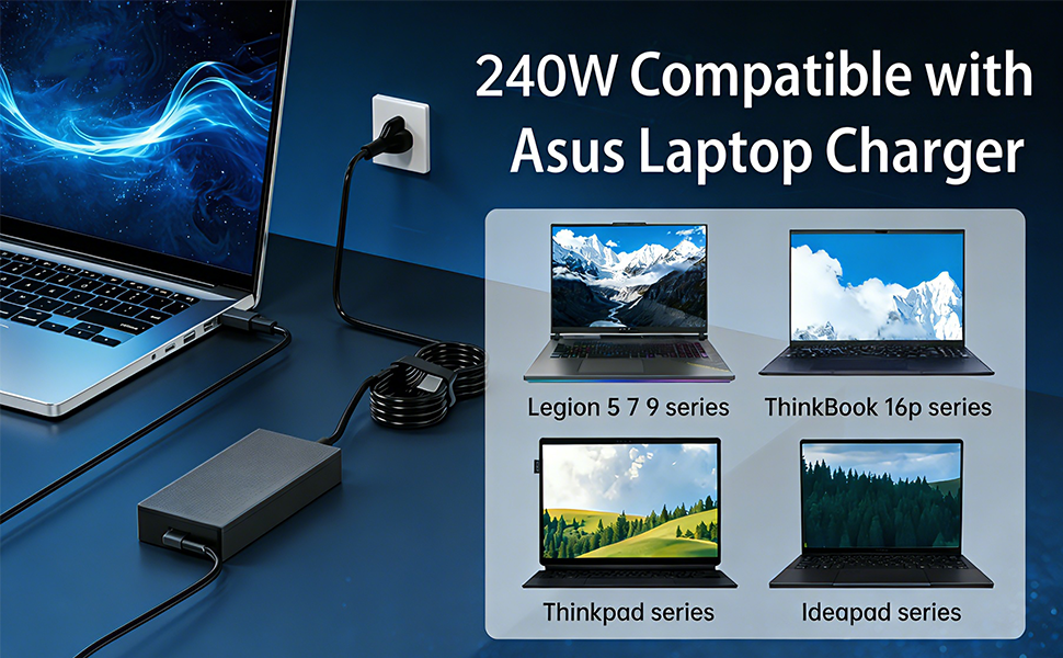 Compatible models of the laptop charger