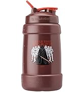 BlenderBottle Star Wars Mandalorian Half Gallon Water Bottle, Koda Large Water Jug, 74oz, I Rule ...