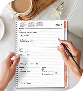 CRANBURY 2026-2027 Academic Large Planner 8.5 x 11, July 2026 to June 2027, Watercolor Theme