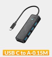 iDsonix USB C Hub 4 Ports, 5Gbps USB C to USB 3.0 Hub Adapter with 4 USB 3.0 Ports, USB C Splitte...