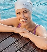 Limmys Men’s Women’s Unisex Swimming Cap - 100% Silicone Ladies Swim Caps - Premium Quality, Stre...
