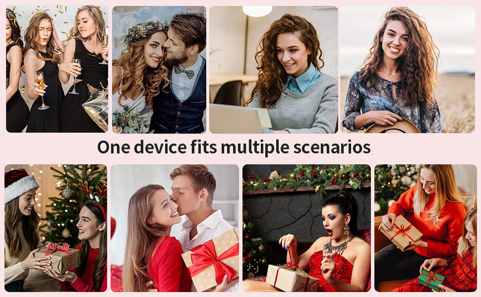 One device for versatile hair styling in multiple scenarios