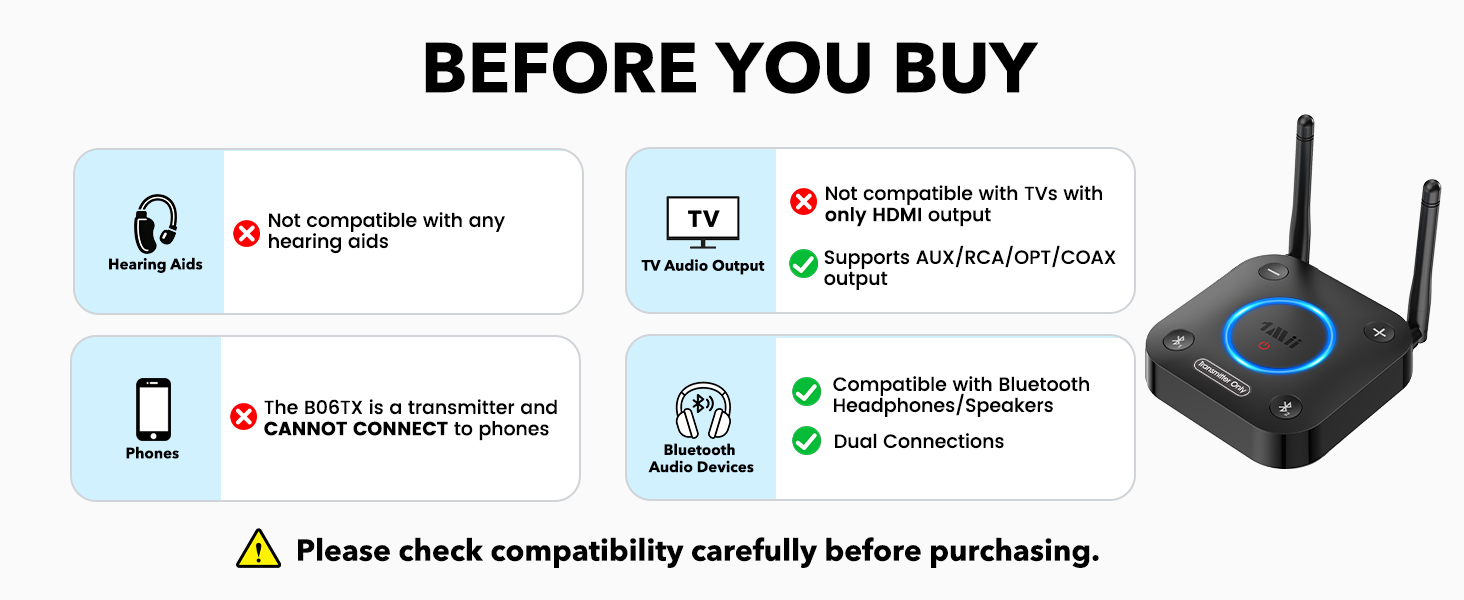 bluetooth transmitter for tv