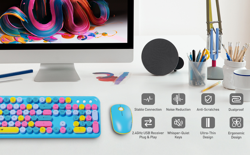 wireless keyboard mouse combo