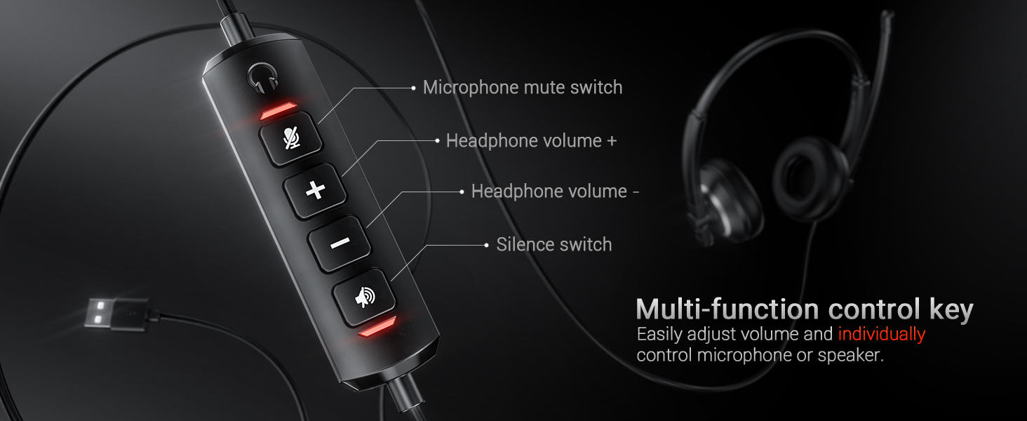 usb computer headset