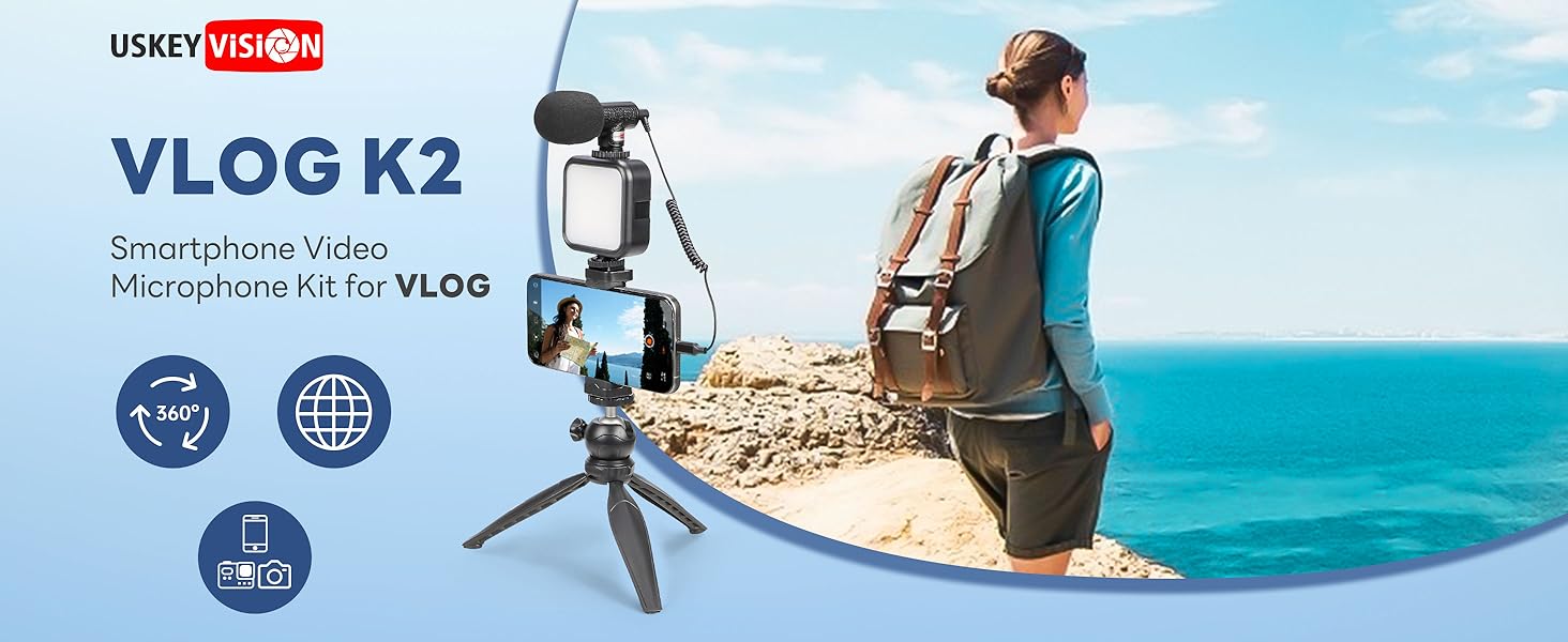 VLOGK2 vlogging kit for smartphones