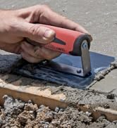 MARSHALLTOWN Straight Concrete Edger, 6 x 6 Blue Steel Blade, 1/2 Lip x 3/8 Radius, Made In The U...