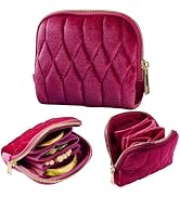 Small Jewelry Travel Case,Mini Travel Jewelry Bag with Zipper,5-Layer Velvet Jewelry Travel Organ...