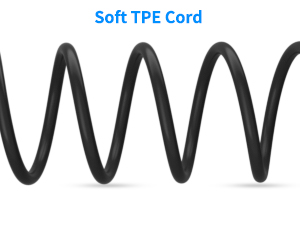 laptop headset with microphone tpe cord