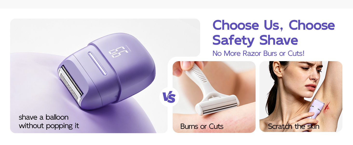 No more razor burns or cuts! Shave a balloon without popping.