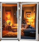 Hasipu Full Length Mirror with Lights, 95" x 40" LED Lighted Floor Standing Mirror, Full Body Dre...